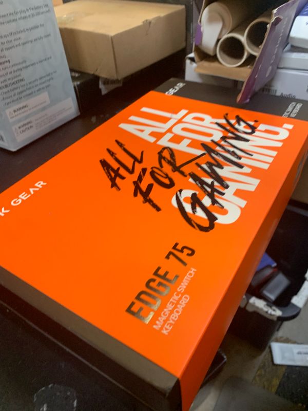 Photo 1 of ATK Edge 75 HE Esports Magnetic Keyboard, 75% 82-Key, Gasket Structure, Ball-Catch Rapid Assembly, 0.005–3.3 mm Precision (Obsidian Black)