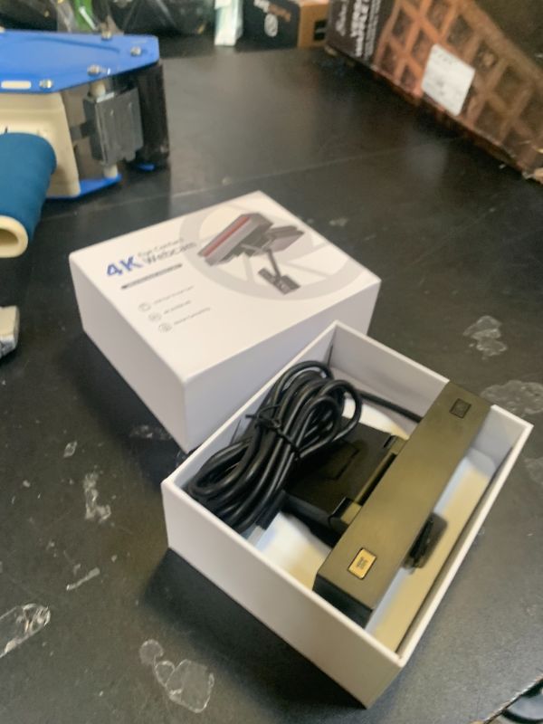 Photo 1 of UniSolTek 4K Center Screen Webcam, Retractable Eye Contact Camera for Sincere Video Calls, Dual-Mode Center Cam & Eye Level Web cam, Middle of Monitor Webcam with Independent Privacy Buttons