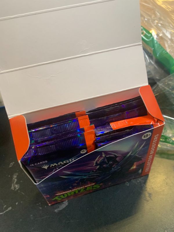 Photo 1 of Magic: The Gathering | Teenage Mutant Ninja Turtles - Collector Booster Box | 12 Packs | Collectible Trading Card Game