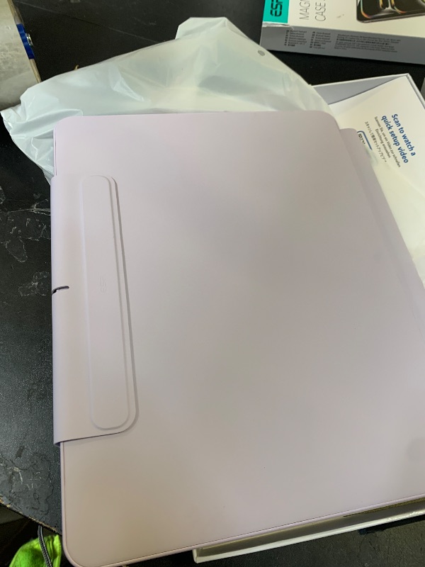 Photo 1 of [Upgraded] ESR iPad Pro 13 Inch Case with Keyboard (M5/M4, 2025/2024), iPad Pro 13 Keyboard Case with Magnetic Stand, Portrait/Raised Modes for iPad Pro 13, Removable, Rebound 360 Series, Pirple