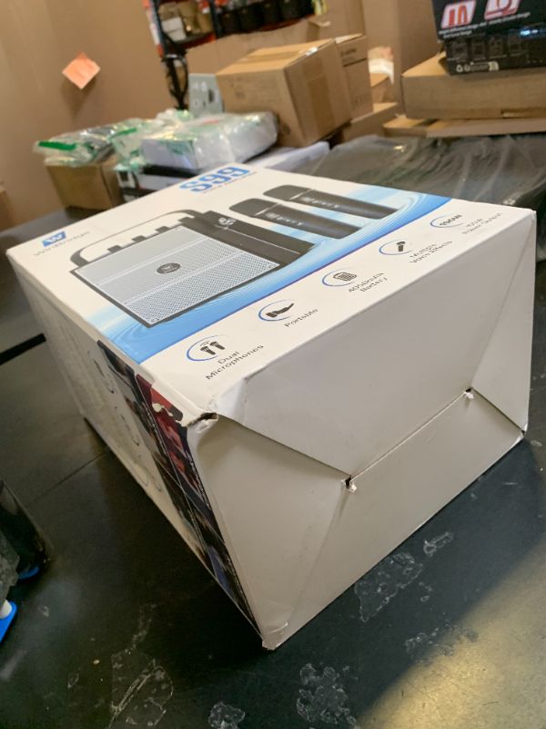 Photo 1 of 100W Powerful Voice Amplifier with 2 Wireless Microphones, Big Pro Sound Portable Speaker with Microphone, Bluetooth Speaker PA System Karaoke Machine Support BT/USB/TF Card/Aux/Guitar S99