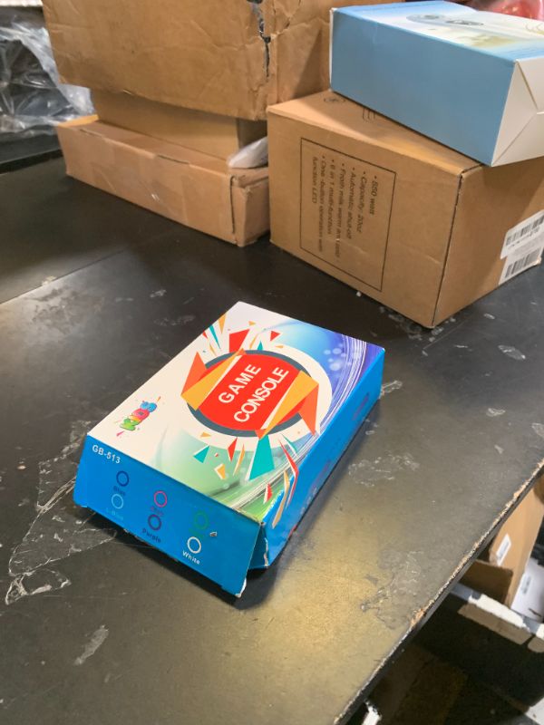 Photo 1 of 32 Bit Handheld Games for Kids Preloaded 139 Video Games, Portable Video Gaming Player with 3.0" IPS Screen and Rechargeable Battery, Mini Travel Games Electronic Gifts Toys for Boys Girls, Blue