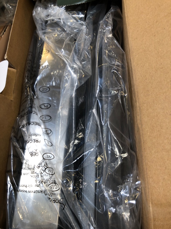 Photo 1 of 95kPa Vacuum Sealer Machine, Fully Automatic Food Sealer, Touch Display, 10-in-1 Functions & Powerful Sealing System with Double Heat Seal, Easy-Lock Handle, Built-in Cutter(Black Silver)