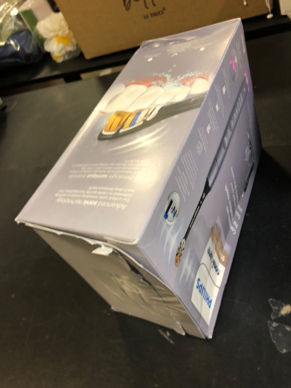 Photo 1 of Philips Sonicare DiamondClean Smart 9500 Electric Toothbrush, Sonic Toothbrush with App, Pressure Sensor, Brush Head Detection, 5 Brushing Modes and 3 Intensity Levels, Grey, Model HX9923/41