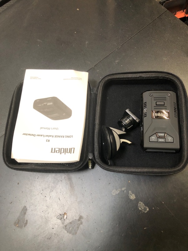 Photo 1 of Uniden R3 EXTREME LONG RANGE Laser/Radar Detector, Record Shattering Performance, Built-in GPS w/ Mute Memory, Voice Alerts, Red Light & Speed Camera Alerts, Multi-Color OLED Display , Black