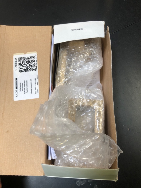 Photo 1 of AXOR Universal Rectangular 2-inch Shower Door Handle in Brushed Gold Optic, 42639250