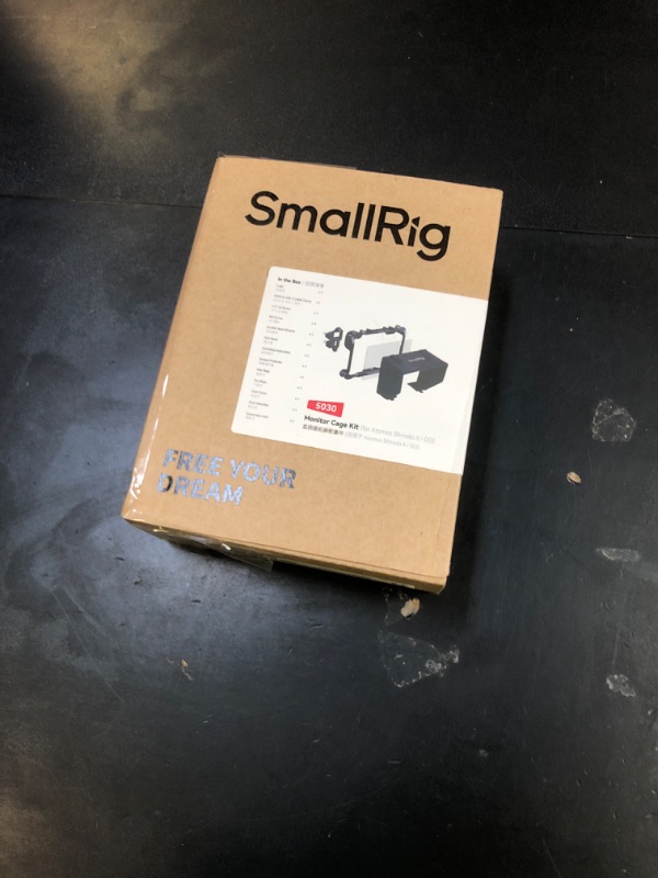 Photo 1 of SmallRig Monitor Cage Kit for Atomos Shinobi II/Shinobi GO, with Sunhood, with Screen Protector, Weighing Only 96.3g, with 1/4"-20 Threaded Holes - 5030