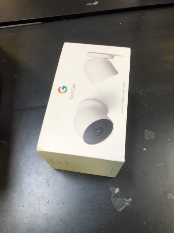 Photo 1 of Google Nest Cam Outdoor or Indoor, Battery - 2nd Generation - 2 Count (Pack of 1)