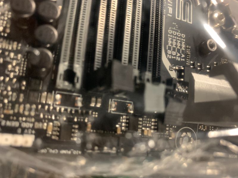 Photo 1 of BROKEN PCI SLOT AND PIN SELL AS PARTS
ASUS Prime X670E-PRO WiFi AMD X670 AM5 Ryzen™ Desktop 9000 8000 & 7000 ATX Motherboard with PCIe® 5.0, Four M.2 Slots, DDR5 Slots, USB 3.2 Gen 2x2 Type-C®, USB4® Support, WiFi 6E, and 2.5G Ethernet