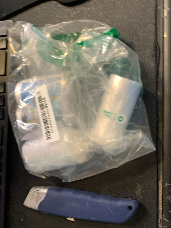 Photo 1 of 0.5 Gallon 250 pcs Mini Clear Trash Bags, Tiny Strong Garbage Bags,Small Plastic Bags for Desktop Trash Bin, Tiny Bathroom Trash Can Bin Liners,Mini Bags for Waste Basket Liner,Fit 2 Liters-Clear