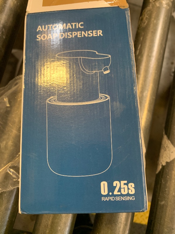 Photo 1 of FFZZKJ Wall Mounted Automatic Soap Dispenser 13.5oz/400ml Rechargeable Foaming Soap Dispenser Touchless for Hand Dish, IPX5 Waterproof for Bathroom/Kitchen/Washroom, Black