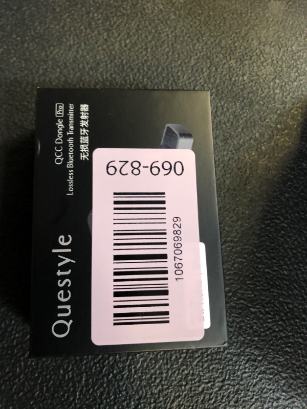 Photo 1 of Questyle QCC Dongle Pro [MFi Certified] USB-C Bluetooth Audio Adapter with LDAC,aptX Lossless&aptX-Adaptive,Low Latency Bluetooth 5.4 Dongle for PS5,Wireless Lossless Transmitter for PC/Headphones