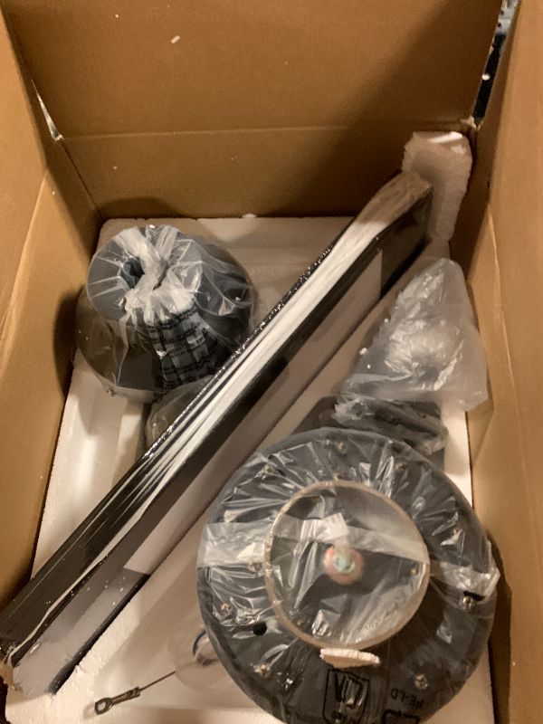 Photo 1 of TCL Ceiling Fans with Lights, 52 Inch Low Profile Ceiling Fan with Light and Remote Control, Flush Mount, DC Reversible Motor, Noiseless, 6 Speeds Ceiling Fan for Bedroom (Black)