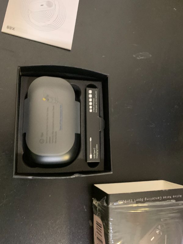 Photo 1 of Active Noise Cancelling Wireless Ear Buds 80 Hrs Playtime Hi-Res Stereo Quality Bluetooth Earbuds with Transparency Mode Headphones Bluetooth Earhooks ANC Earphones for Work Sports Travel