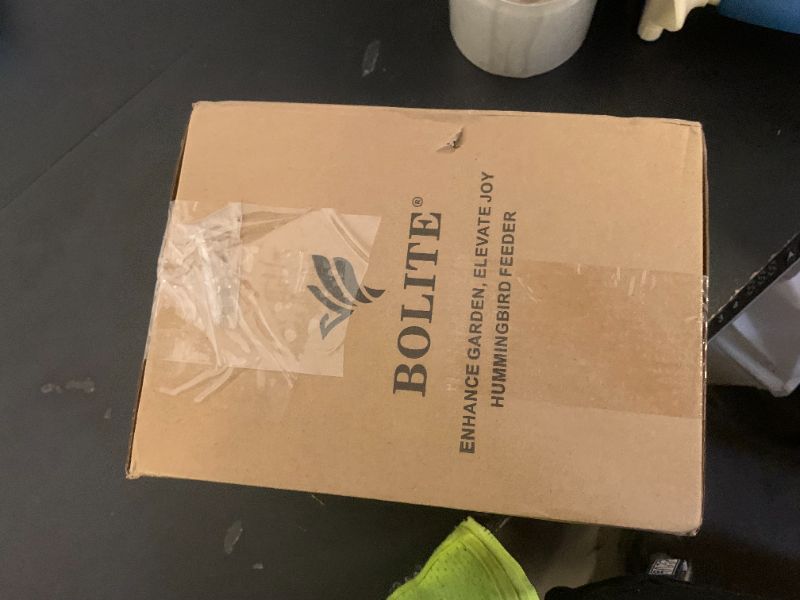 Photo 1 of **NO MOUNTING HOOK** Hummingbird Feeder, BOLITE Glass Hummingbird Feeders for Outdoors Hanging, Hand Blown Twisted with Ant Moat and Five Feeding Ports, 24 Ounces, Leak Proof, Red, Gifts for Women Men, Gifts for Mom Dad