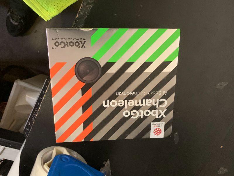 Photo 1 of XbotGo Chameleon AI Auto Sports Action Camera - 4K 60FPS Soccer Camera and Basketball Tracking Camera for Team Sports, Live Streaming, No Subscription, Works with iOS & Android (Lava Graphite)