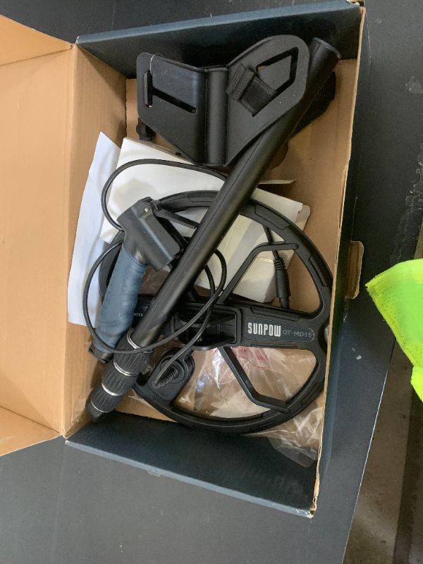 Photo 1 of SUNPOW Rechargeable Metal Detector for Adults - 2500mah Lithium Battery for 35H Use - Waterproof Gold Detector with 10'' Deep Dual D-Coil, 4 Professional Modes, Sturdy Spiral Structure – OTMD15