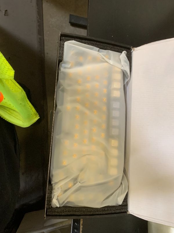 Photo 1 of EPOMAKER Ajazz AK820 Pro 75% Wireless Mechanical Keyboard with TFT Smart Display&Knob, Gasket-Mounted Gaming Keyboard, BT/2.4GHz/USB-C Wired (Grey, Flying Fish Switch)