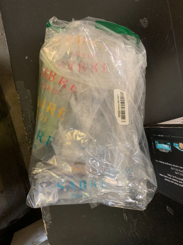 Photo 1 of SABRE PARIS - 20-Piece Flatware Set for 4 - Bistrot Collection - Knife, Fork, Soup Spoon, Teaspoon & Dessert Fork - Stainless Steel & Nylon - Dishwasher Safe - Navy Blue - Shiny Finish