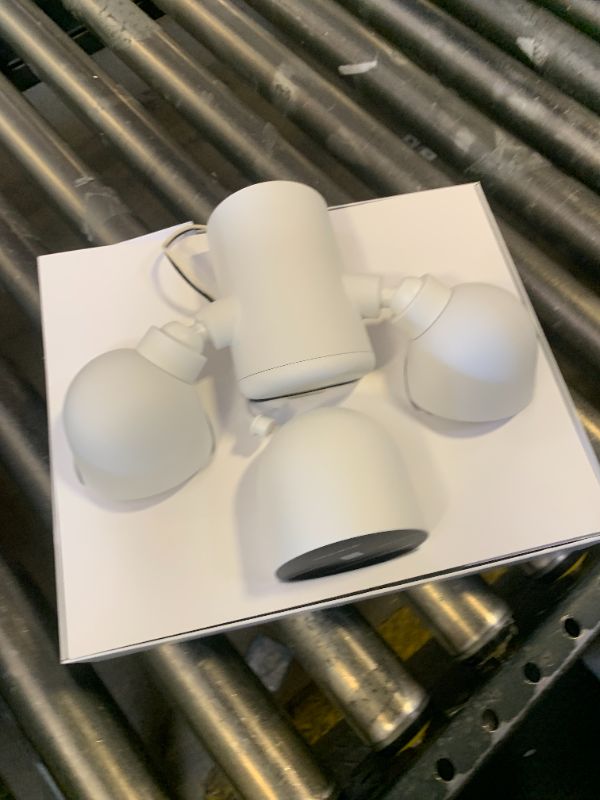 Photo 1 of Google Nest Cam with Floodlight - Outdoor Camera - Floodlight Security Camera, White, 1 Count (Pack of 1)