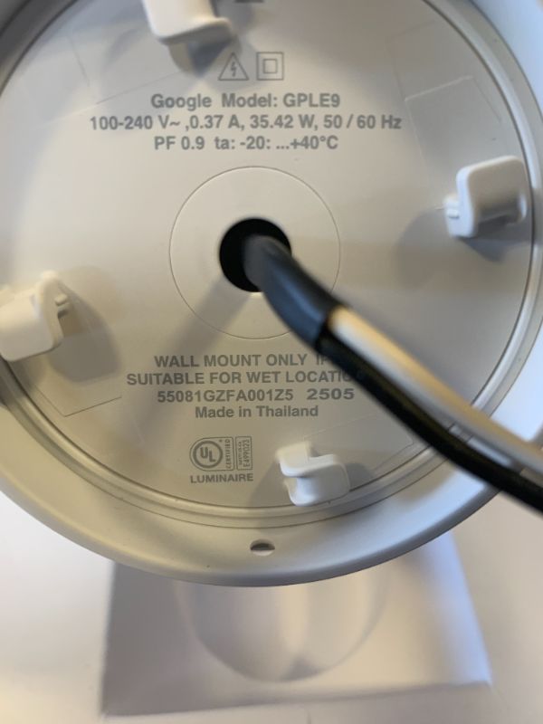 Photo 1 of Google Nest Cam with Floodlight - Outdoor Camera - Floodlight Security Camera, White, 1 Count (Pack of 1)