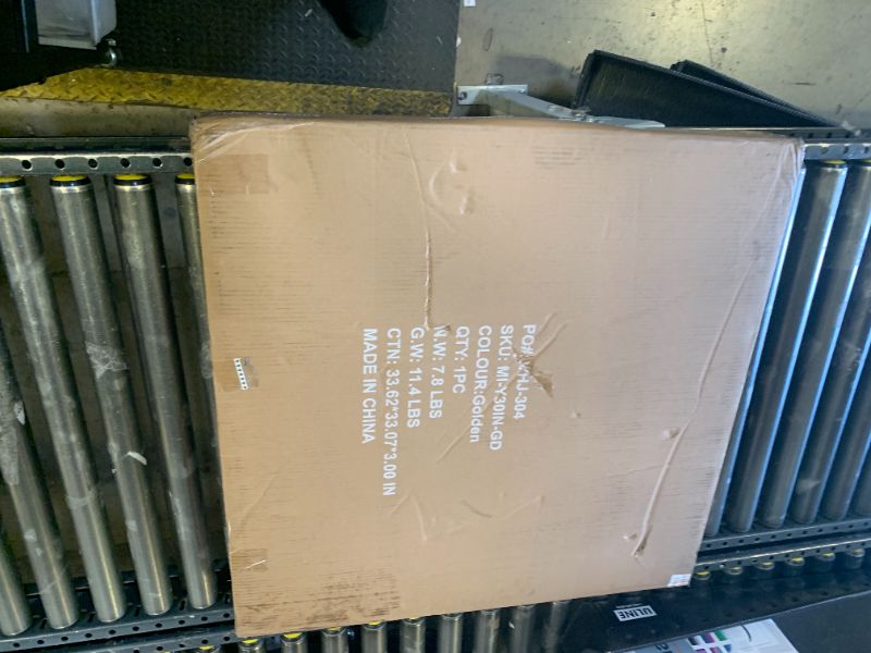 Photo 1 of **USED, DIRTY** Silver Frame CIRCLE MIRROR