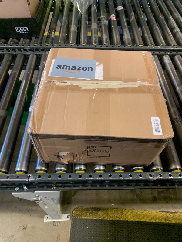 Photo 1 of Joylen Semi Flush Mount Ceiling Light,11inch Mid Century Modern Light Fixture,Hallway Lighting Fixture with Milk Green Glass Shade,Vintage Ceiling Lamp for Kitchen,Porch,Entryway,Closet