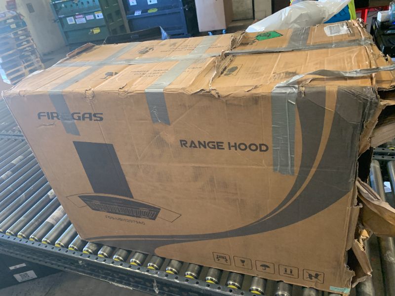 Photo 1 of -- MAJOR DAMAGED -- RANGE HOOD -- MAJOR DAMAGED --