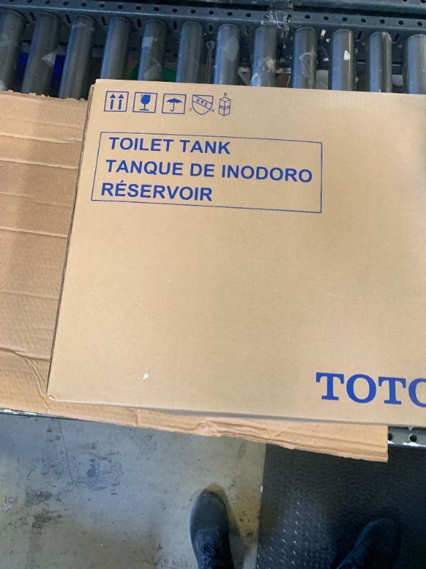 Photo 1 of TOTO Drake 1.28 GPF Toilet Tank with WASHLET+ Auto Flush Compatibility, Cotton White - ST776EA#01