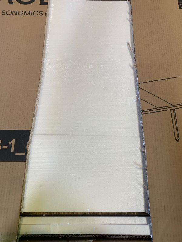 Photo 1 of VASAGLE MAEZO Collection - Extendable Dining Table for 4/6/8, Kitchen Table with Tapered Legs, Curved Transitions, for Dining Room, Kitchen, Home Office, Honey Brown UKDT090K01V1