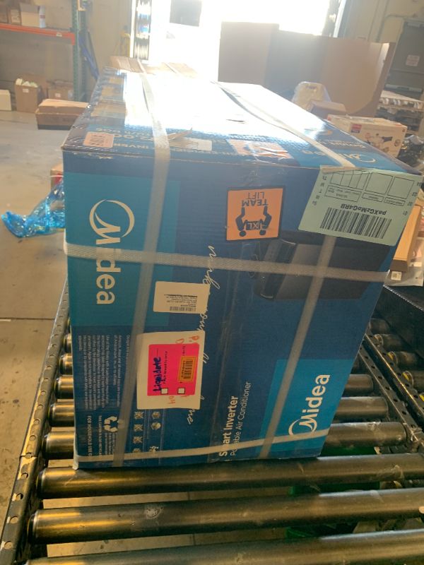 Photo 1 of Midea Duo 14,000 BTU (12,000 BTU SACC) High Efficiency Inverter, Ultra Quiet Portable Air Conditioner, Cools up to 550 Sq. Ft., Works with Alexa/Google Assistant, Includes Remote Control & Window Kit --FACTORY SEALED--