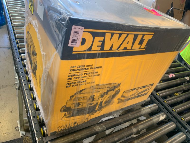 Photo 1 of --FACTORY SEALED--DEWALT Thickness Planer, 13-inch Wood Planer, Three Knife Two Speed, 15 Amp, 20,000 RPM Motor (DW735X)--FACTORY SEALED--