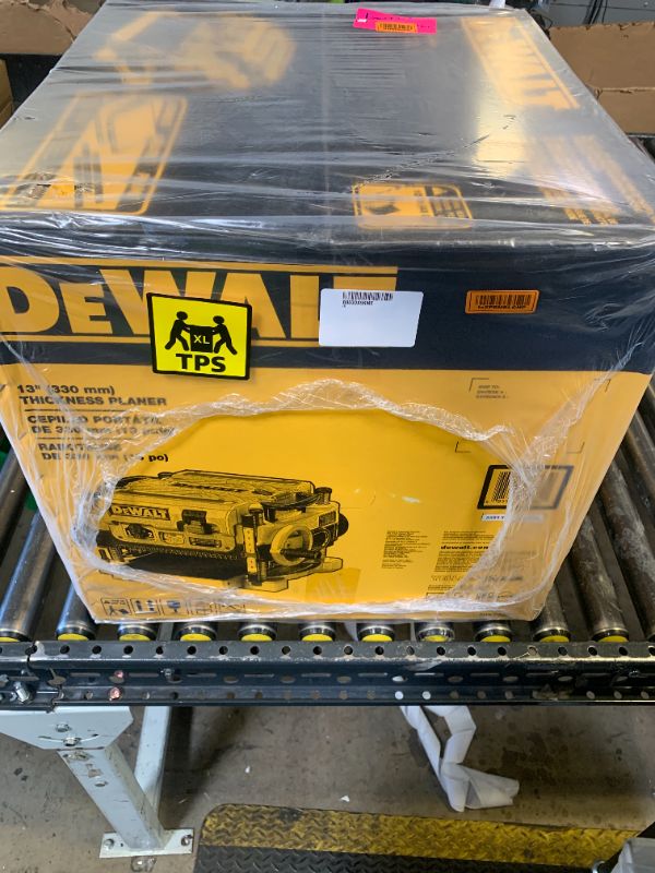 Photo 1 of --FACTORY SEALED--DEWALT Thickness Planer, 13-inch Wood Planer, Three Knife Two Speed, 15 Amp, 20,000 RPM Motor (DW735X)--FACTORY SEALED--