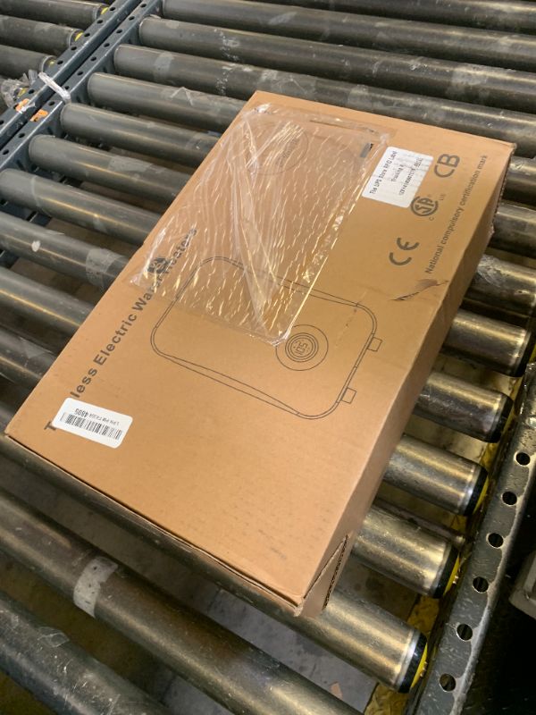 Photo 1 of Instant Electric Tankless Water Heater 220V,Small Smart Water Heater Self-Modulating No Standby Losses,Under Sink Kitchen Household Shower, Hot Water Output of 3GPM (GREY 11KW)