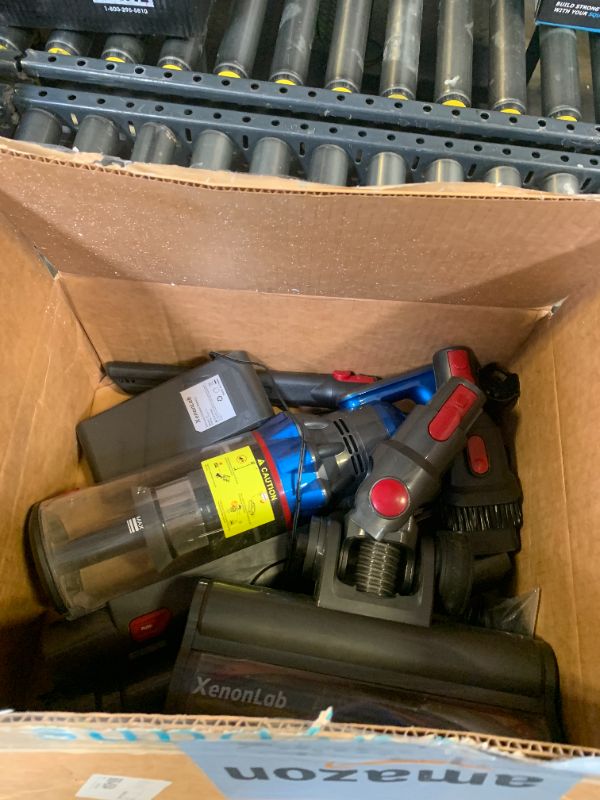 Photo 1 of XenonLab Cordless Vacuum Cleaner, 75Mins/55KPa/650W Self-Standing Stick Vacuum Cleaners for Home, Rechargeable, Lightweight, Cone Filtration&Anti-Tangle, for Hard Floor, Carpet, Hardwoods, Pet Hair