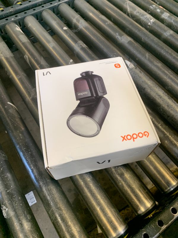 Photo 1 of Godox V1-S Flash Speedlite for Sony, 76Ws 2.4G X Wireless TTL 1/8000 HSS Speedlight, 1.5s Recycle, 480 Full Power Flashes with Rechargeable Battery