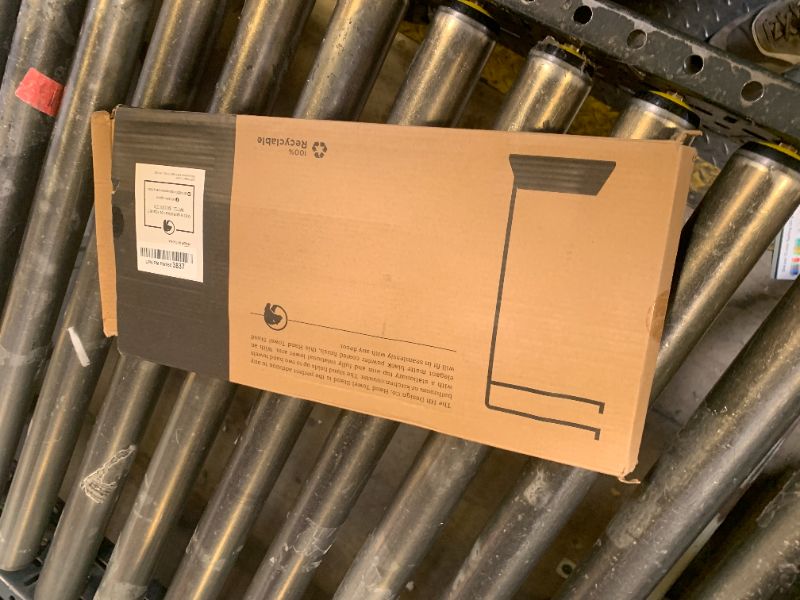 Photo 1 of Hand Towel Holder for Bathroom Countertop - 17 Inch Tall Black Free-Standing Hand Towel Stand for Bathroom Counter - Non-Slip Base for Sink Top - Holds Two Full Size Handtowels, Fingertip, Washcloth