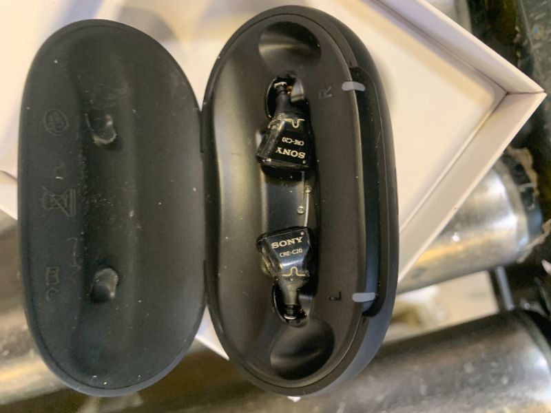 Photo 1 of Sony CRE-C20 Self-Fitting OTC Hearing Aids for Mild to Moderate Hearing Loss, Prescription-Grade Sound Quality, Compact Virtually Invisible Design, Customizable App, and Rechargeable Battery