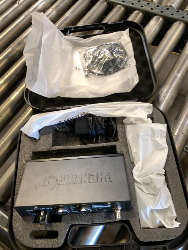 Photo 1 of Phenyx Pro Wireless in Ear Monitor System, True Stereo UHF IEM, in Ear Monitors for Musicians, Metal Stage Monitor w/ 89 Frequencies, Rack Mount, for Studio/Band (2 Bodypacks with Transmitter)