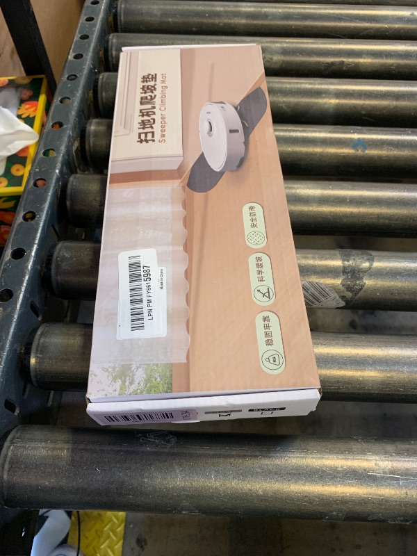 Photo 1 of 1.2'' Plastic Threshold Ramp for Robot Vacuums Fits Roborock Dreame iRobot Shark Compatible with Ecovacs Eufy Xiaomi Narwal MOVA -1.2''x4.5''x25'' Grey Climbing Mat for 0.8''-1.2'' Sills-1 Pack