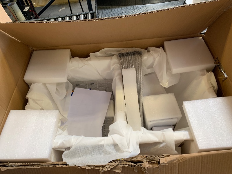 Photo 1 of Dcolora 33 Inch Double Bowl Undermount Kitchen Sink White Deep Double Basin Prep Sink 50/50 Split Granite Composite 33"×19"×10“,#DC-GU001W