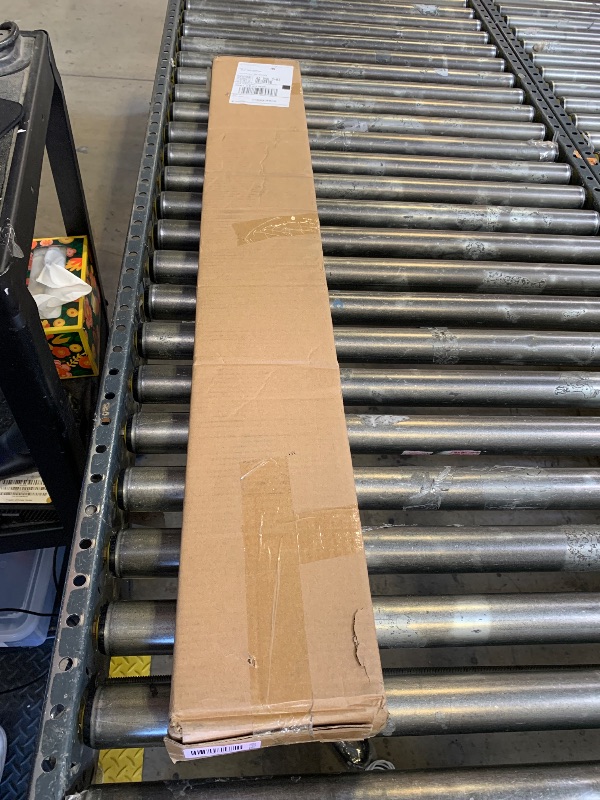 Photo 1 of 1 1/8 Inch Diameter Room Darkening Curtain Rods 48-84”, Heavy Duty Window Wrap Around Drapery Rod with Aluminum Bracket, All Accessories, Wall Mounted Ceiling Mounted, Adjustable Length, Matte Black