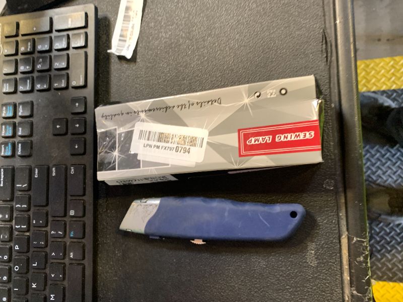 Photo 1 of Magnetic Positioning Quilting Light for Sewing Machine, 3-in-1 Sewing Light Guide for Straight Stitching, Crosshairs and Dot Illumination Heads, Hands-Free Precision Sewing & Quilting Aid Tool