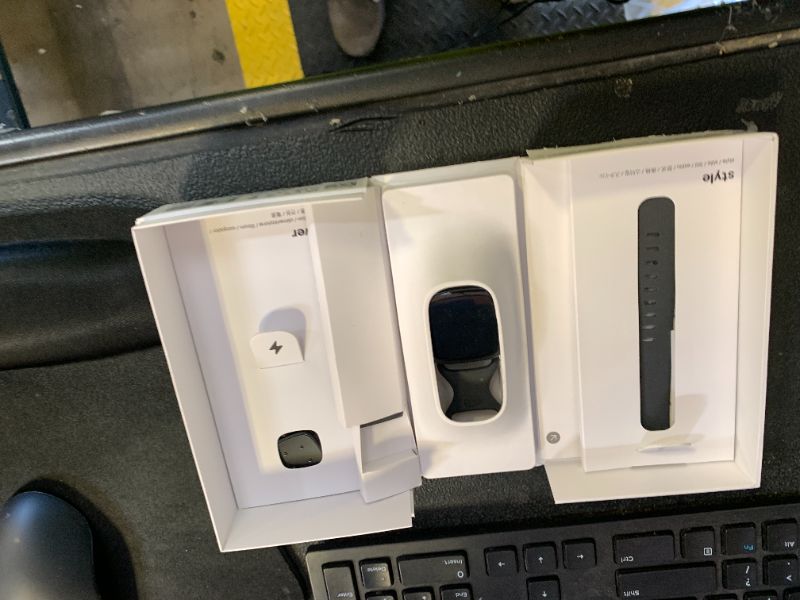 Photo 1 of Fitbit Sense 2 Advanced Health and Fitness Smartwatch with Tools to Manage Stress and Sleep, ECG App, SpO2, 24/7 Heart Rate and GPS, Shadow Grey/Graphite, One Size (S & L Bands Included)
