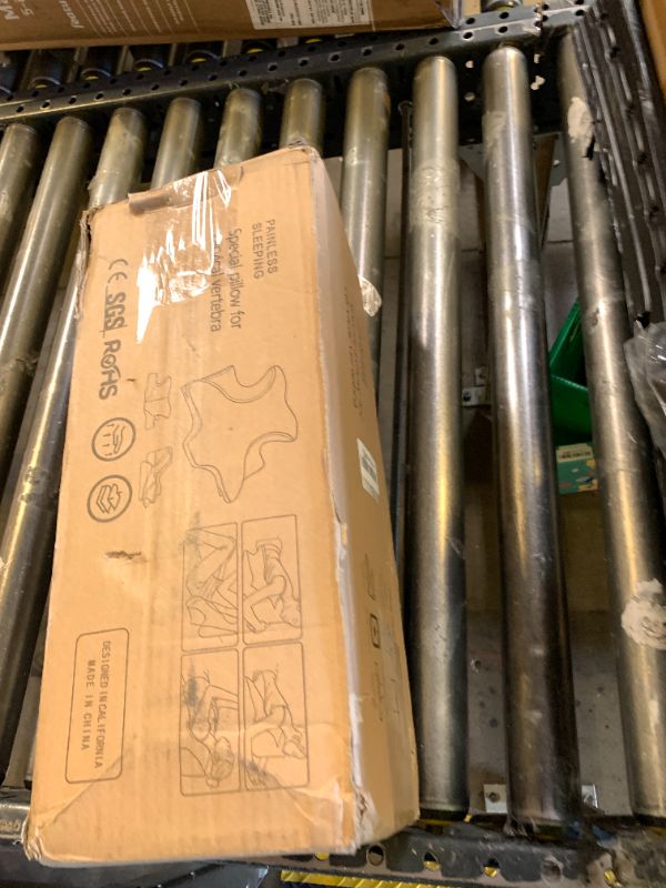 Photo 1 of wuFQecht ReadingPillowforBed,CervicalNeckPillow&BackSupportPillow,ContourOrthopedicPillow,Ergonomic Neck Support Pillow for Side Back Stomach Sleepers with Pillowcase,Relieveneck/ShoulderPain-Black