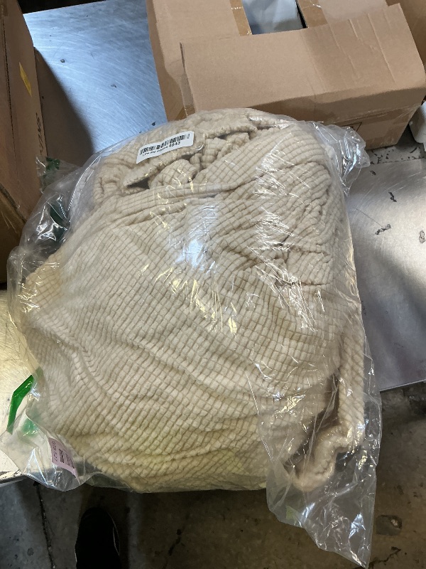 Photo 1 of Turquoize 4 Piece Sofa Covers For 3 Cushion Couch Sofa Slipcover Soft Couch Cover For Dogs-Washable Sofa Furniture Covers With 3 Individual Large Cushion Covers Feature Fabric (XL Sofa,Biscotti Beige)