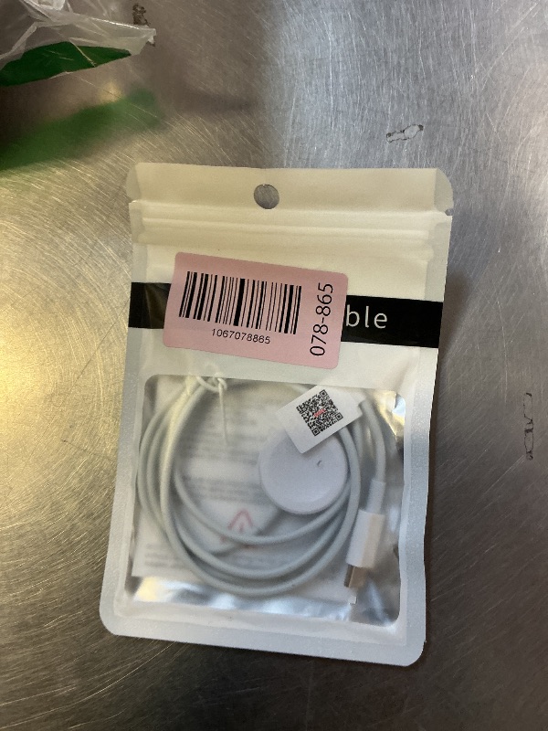 Photo 1 of ???? ???????? Magnetic Charging Cable for Apple Watch Charger,[USB C Port] Wireless Charging Cable Compatible with iWatch Series Ultra/10/9/8/7/6/SE/SE2/5/4/3/2[3.3FT/1M]-White