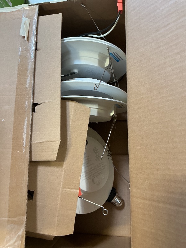 Photo 1 of Sunco 24 Pack 6 Inch Recessed Light with Night Light, LED Can Lights Retrofit Lighting, 1000 LM, 12W, Selectable CCT 2700K/3000K/4000K/5000K/6000K, Dimmable, Damp Rated ETL