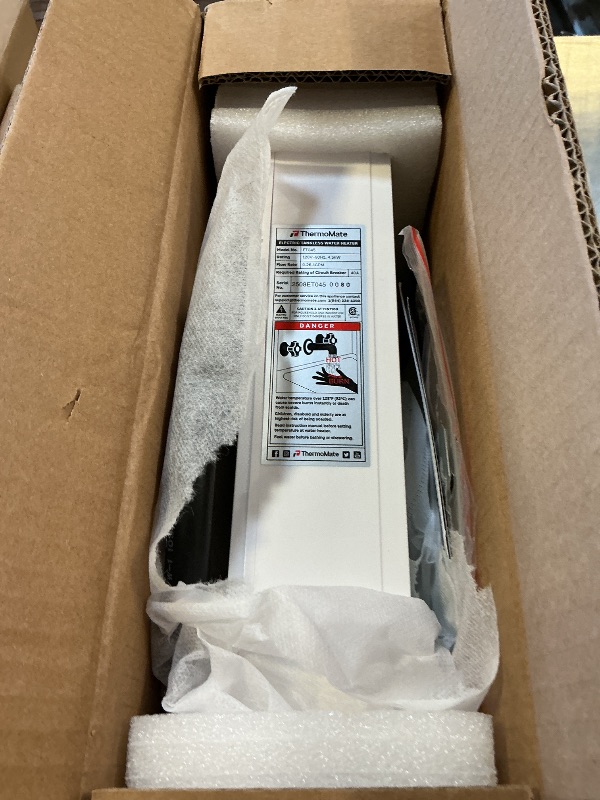 Photo 1 of Tankless Water Heater Electric for Sink Faucet, ThermoMate 4500W 120V Small Point of Use Instant Hot Water Heater with Temperature Display, Self-modulating, CSA Certified