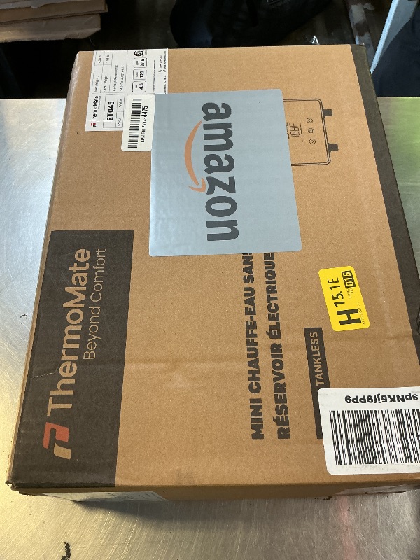 Photo 1 of Tankless Water Heater Electric for Sink Faucet, ThermoMate 4500W 120V Small Point of Use Instant Hot Water Heater with Temperature Display, Self-modulating, CSA Certified